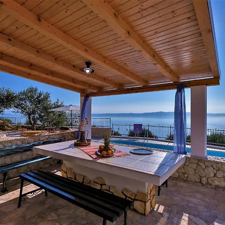 Siesta Mit Pool Und Panorama Meerblick Podgora (Split-Dalmatia)