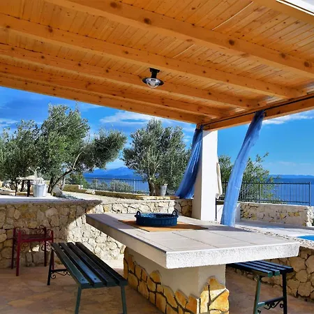 Siesta Mit Pool Und Panorama Meerblick Podgora (Split-Dalmatia)